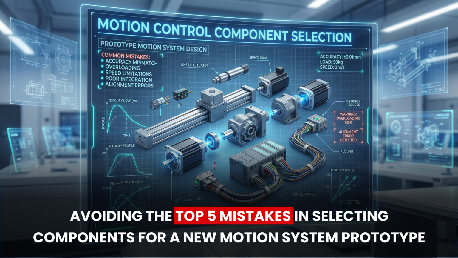 Avoiding the Top 5 Mistakes in Motion Control System Component Selection
